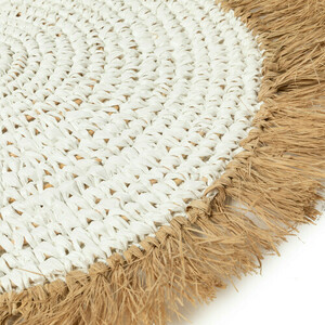 Prostírání Bazar Bizar Water Hyacinth Raffia bílo-přírodní 45 cm 2 Prostírání Bazar Bizar Water Hyacinth Raffia bílo-přírodní 45 cm small 2