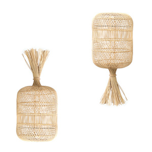 Ažurová stropní lampa, dekorace - The Dumpling Floor Lamp S, E27, ratan 2 Ažurová stropní lampa, dekorace - The Dumpling Floor Lamp S, E27, ratan small 2
