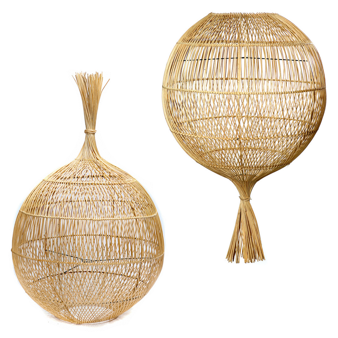 Kontrola Ažurové závěsné svítidlo - stojací lampa Wonton, E27, ratan Ažurové závěsné svítidlo - stojací lampa Wonton, E27, ratan