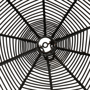 Jednoduchá závěsná lampa - The Bala L, E27, ratan small 5