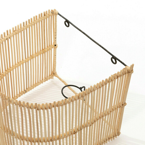 Kontrola Ratanové stínidlo na nástěnné svítidlo Bazar Bizar Gigi S, přírodní, 25 cm