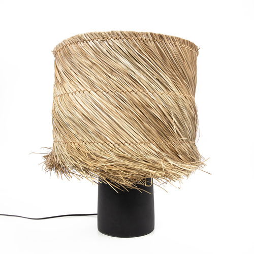 Kontrola Černá stolní lampa - The Pandan Black, E27, boho