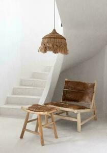 Závěsné svítidlo z pletené trávy - The Abaca Hoola L, E27 small 2