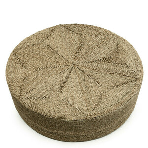 Puf Bazar Bizar The Huge Pouffe z mořské trávy, přírodní, Ø100 cm small 1