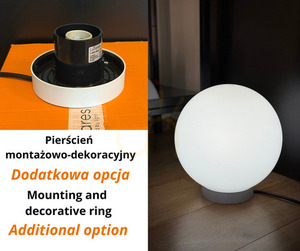 Bílá dekorativní zahradní lampa koule LUNA BALL 15 cm – LED E27, PREMIUM, odolná proti UV small 8