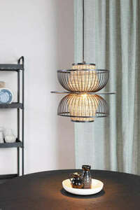 Závěsná lampa BOHO SILVA od Lunares Design L small 9