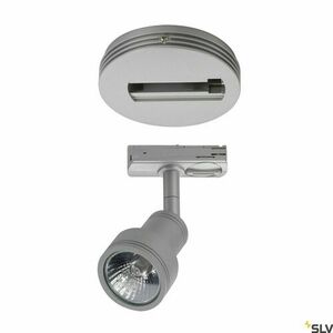 Stropní rozeta pro 1fázovou přípojnici SLV 143382 šedá 12,1 cm 1 Stropní rozeta pro 1fázovou přípojnici SLV 143382 šedá 12,1 cm small 1