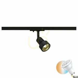 Dráhové svítidlo SLV PURI černé GU10 50W 1fázové 143390 small 0
