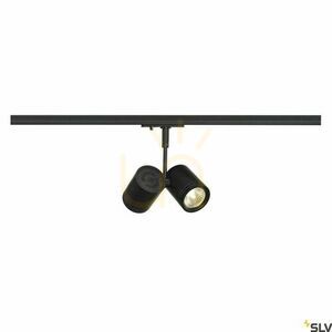 Dráhové světlo SLV BIMA 2 černé GU10 2x50W 143430 small 0