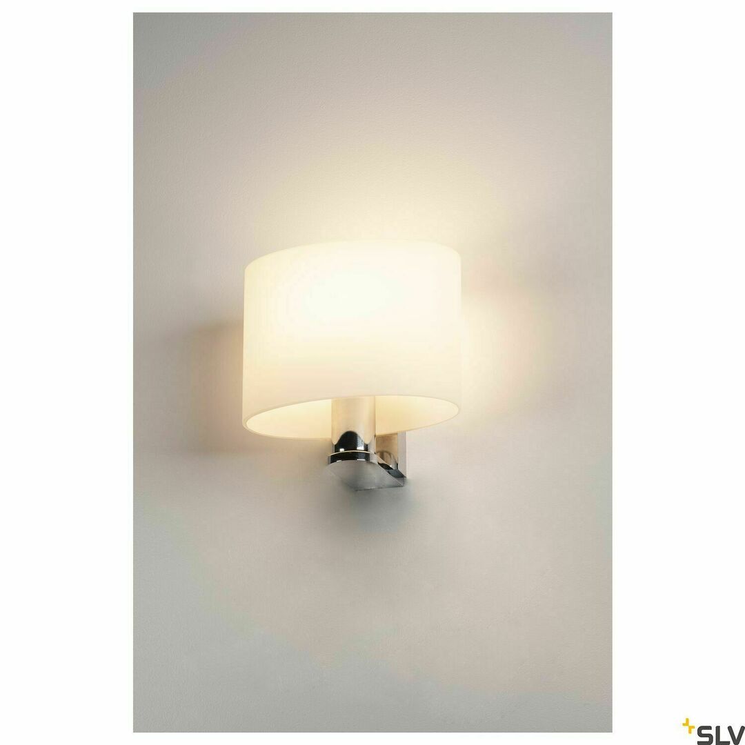 Kontrola Přisazené svítidlo SLV Kenkua WL chrom/mléčné sklo E27 40W 1002856 Přisazené svítidlo SLV Kenkua WL chrom/mléčné sklo E27 40W 1002856