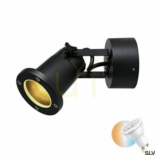 Kontrola Venkovní nástěnné svítidlo SLV NAUTILUS WL černé 11W IP54 1002867