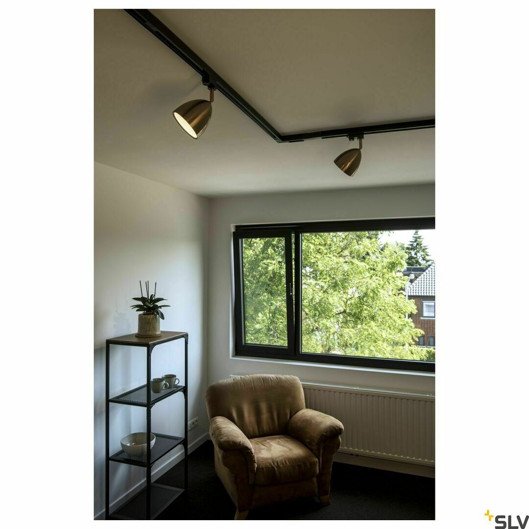 Zobrazit Lištové svítidlo SLV 3~ PARA CONE 14 měď/bílá GU10 3fázové 1002878 Lištové svítidlo SLV 3~ PARA CONE 14 měď/bílá GU10 3fázové 1002878