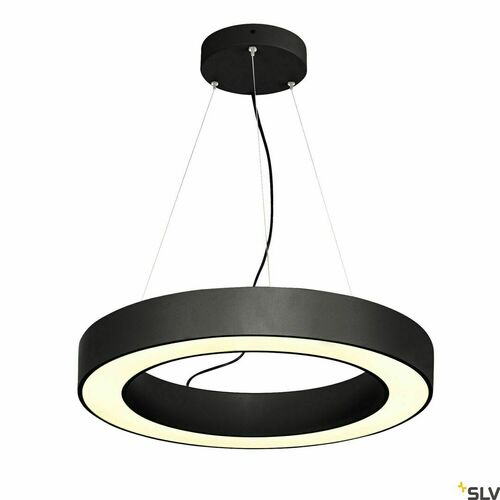 Kontrola Závěsné světlo SLV MEDO RING 60 DALI černé 34W 3000K 1002890