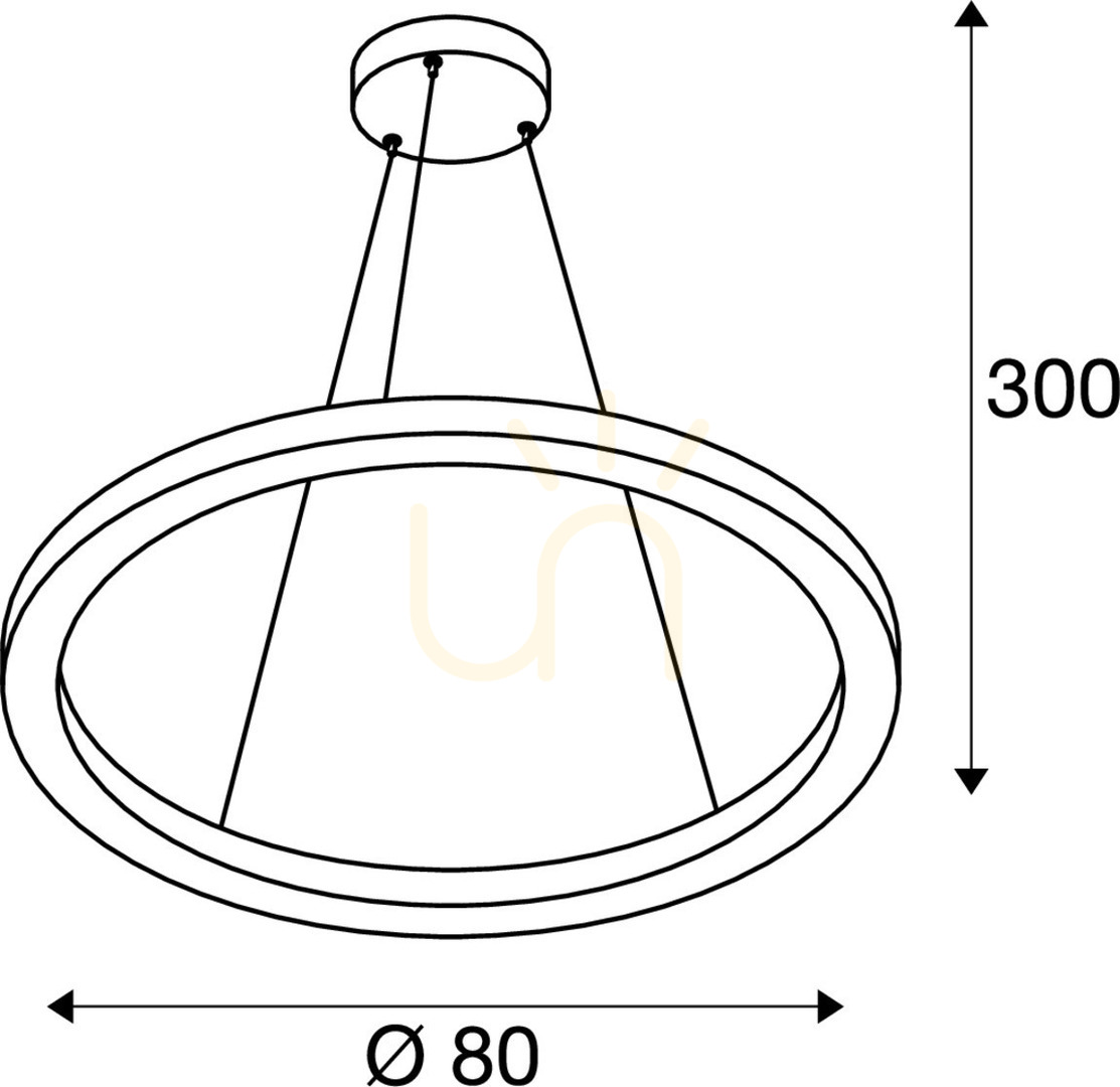 Kontrola Závěsné svítidlo SLV ONE 80 DALI bílé 32W 3000/4000K 1002912 Závěsné svítidlo SLV ONE 80 DALI bílé 32W 3000/4000K 1002912