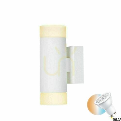 Kontrola Přisazené nástěnné svítidlo SLV ASTINA Up/Down bílé GU10 1002931