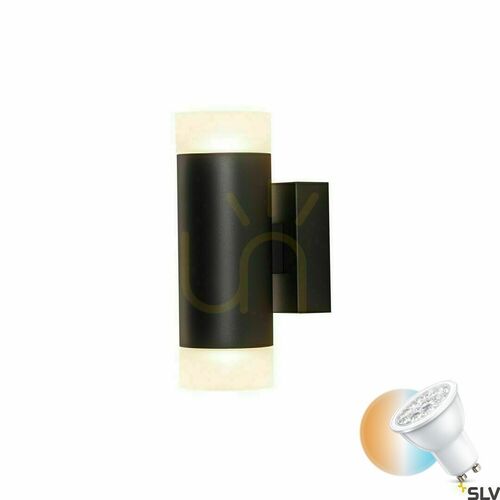 Kontrola Přisazené nástěnné svítidlo SLV ASTINA Up/Down černé GU10 1002933
