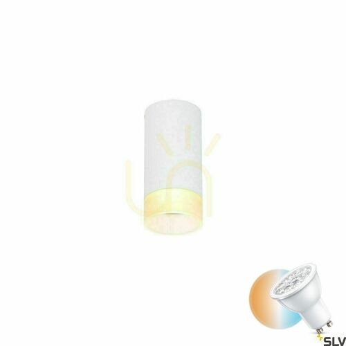 Kontrola Stropní svítidlo SLV ASTINA bílé GU10 hliník 10W 1002934