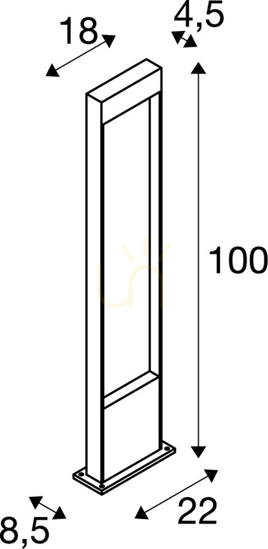 Kontrola Venkovní sloupkové svítidlo SLV FLATT POLE 100 10W IP65 antracit 1002959 Venkovní sloupkové svítidlo SLV FLATT POLE 100 10W IP65 antracit 1002959