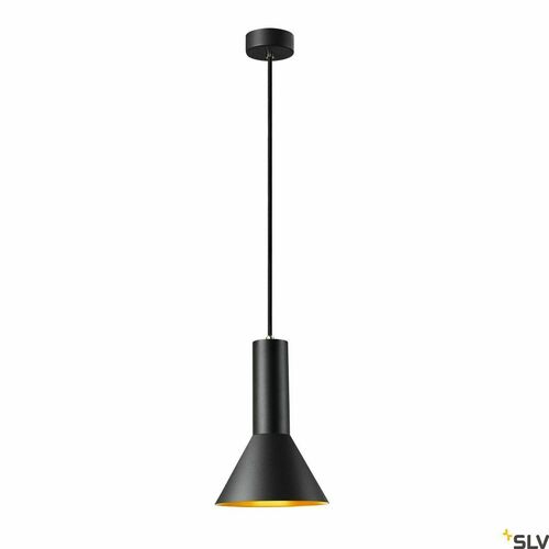 Kontrola Závěsné svítidlo SLV PHELIA 175 E27 černo-zlaté 1002948