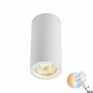 Přisazené stropní svítidlo SLV NAGY 75 QPAR51 1002965 sádra bílá GU10 Ø7,5 × 14 cm small 0