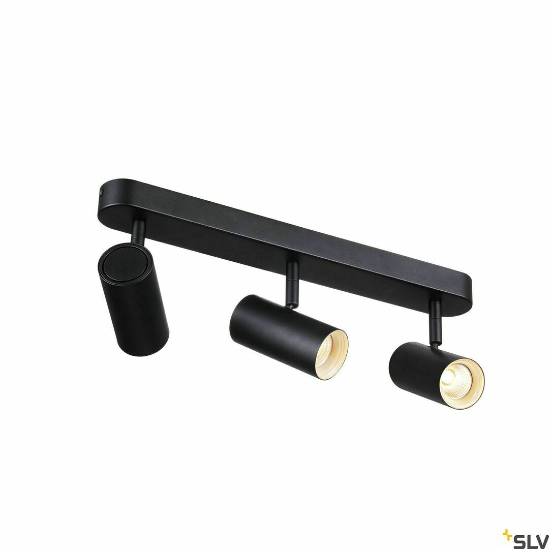 Pohled Přisazené svítidlo SLV NOBLO III černé 24W 2700K 1002976 Přisazené svítidlo SLV NOBLO III černé 24W 2700K 1002976