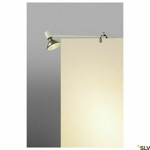 Expoziční reflektor SLV SPOT DISPLAY E27 1002986, rameno 67,4 cm, svorkový úchyt, sklopný, bílý small 3