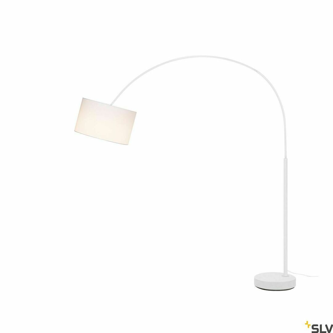 Pohled Podlahová lampa SLV FENDA BOW BASIS E27 bílá 1003028 Podlahová lampa SLV FENDA BOW BASIS E27 bílá 1003028