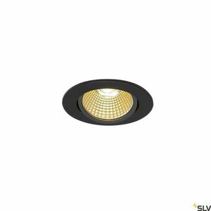 Vestavné svítidlo SLV NEW TRIA 68 I CS 1003065, LED 11 W, 800 lm, 2700 K, 38°, černé, otvor ø6,8 cm small 0