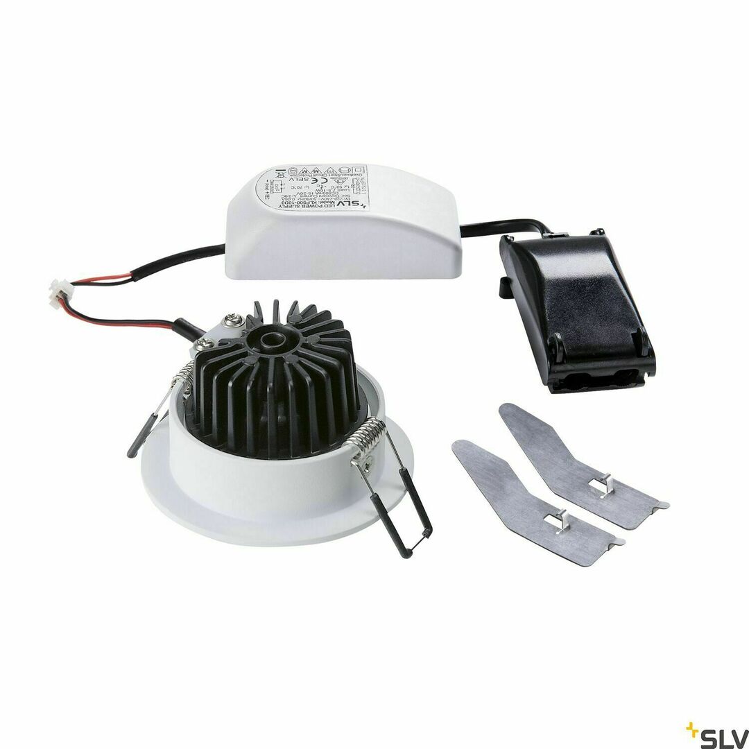 Pohled Zápustné svítidlo SLV New Tria 68 I CS bílé 11W 2700K 800lm 1003066 Zápustné svítidlo SLV New Tria 68 I CS bílé 11W 2700K 800lm 1003066