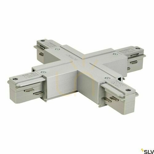 Kontrola X konektor s napájením SLV EUTRAC SYSTEM 3fázový šedý 145694