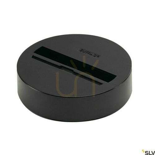 Kontrola Stropní rozeta SLV EUTRAC 3fázová černá 11,9 cm 145830
