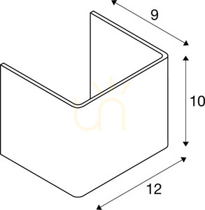 Stínidlo SLV MANA 12 z bílého hliníku 12 × 9 × 10 cm 1000618 3 Stínidlo SLV MANA 12 z bílého hliníku 12 × 9 × 10 cm 1000618 small 3