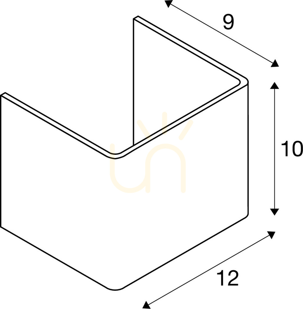 Zobrazit Stínidlo SLV MANA 12 z bílého hliníku 12 × 9 × 10 cm 1000618 Stínidlo SLV MANA 12 z bílého hliníku 12 × 9 × 10 cm 1000618