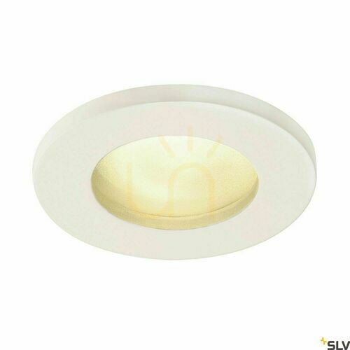 Kontrola Venkovní zapuštěné svítidlo SLV DOLIX OUT GU10 bílé IP44 1001165