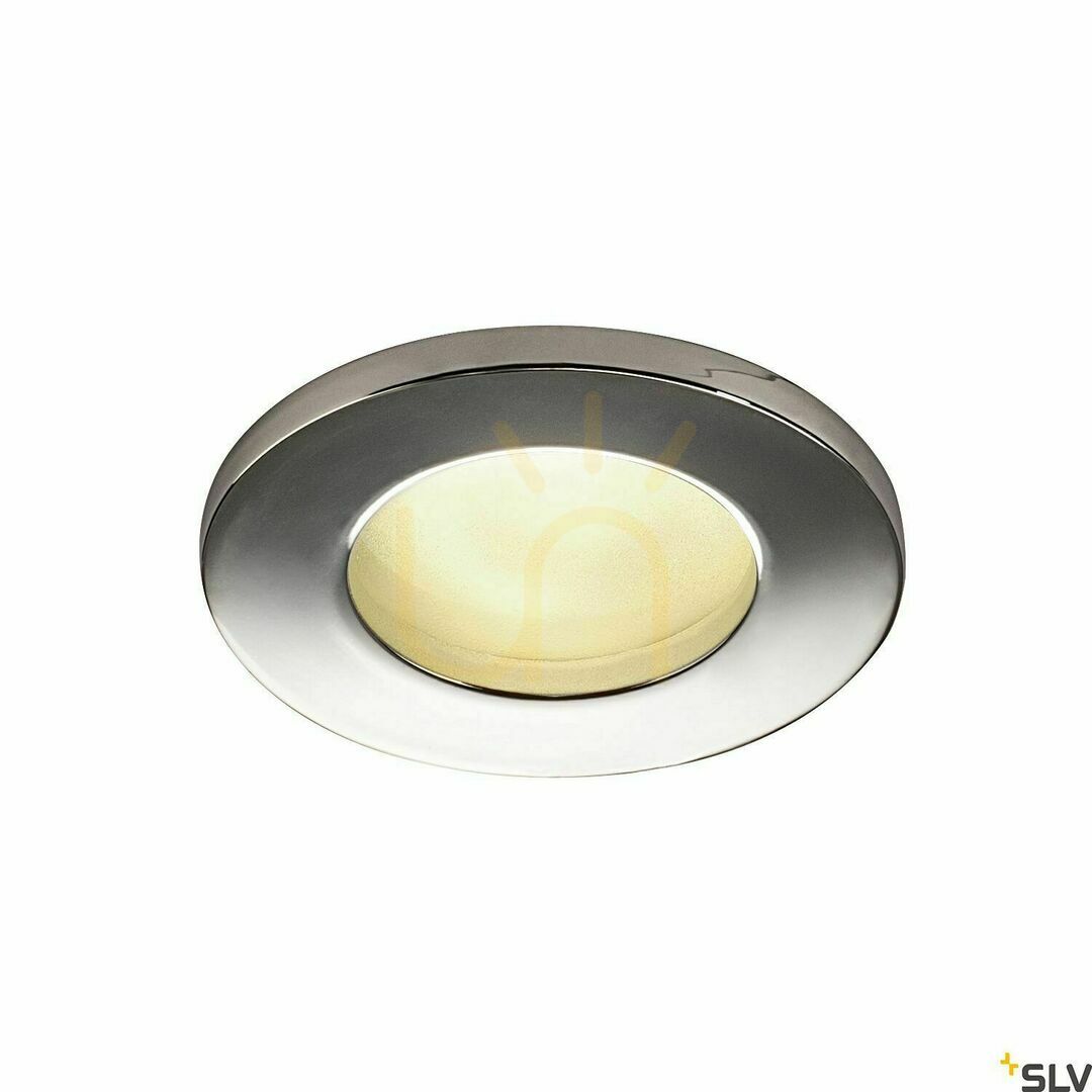 Kontrola Venkovní zapuštěné svítidlo SLV DOLIX OUT GU10 chrom IP44 1001166 Venkovní zapuštěné svítidlo SLV DOLIX OUT GU10 chrom IP44 1001166