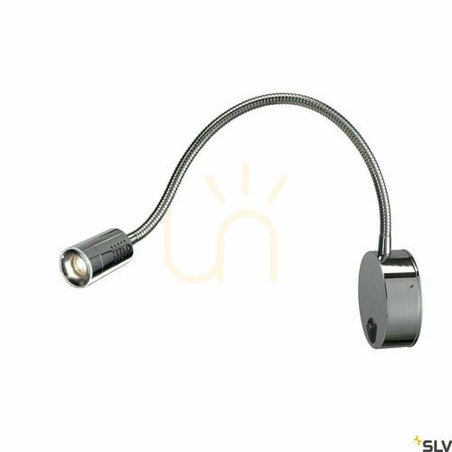 Kontrola Nástěnné svítidlo SLV DIO FLEX PLATE 146682 chrom LED 1,9 W 3000 K 49,8 cm