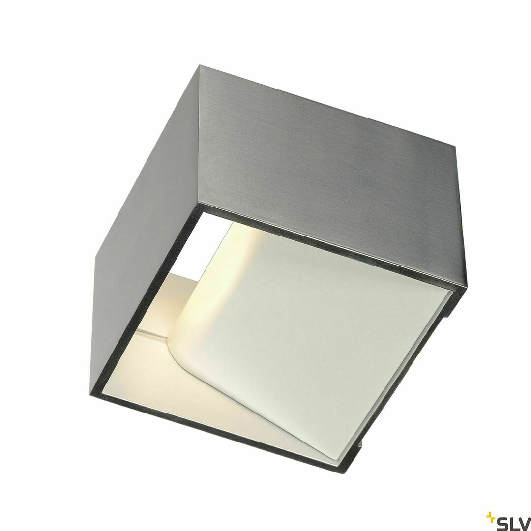Kontrola Nástěnné svítidlo SLV LOGS IN LED hliník/bílá 6W 3000K 151325 Nástěnné svítidlo SLV LOGS IN LED hliník/bílá 6W 3000K 151325
