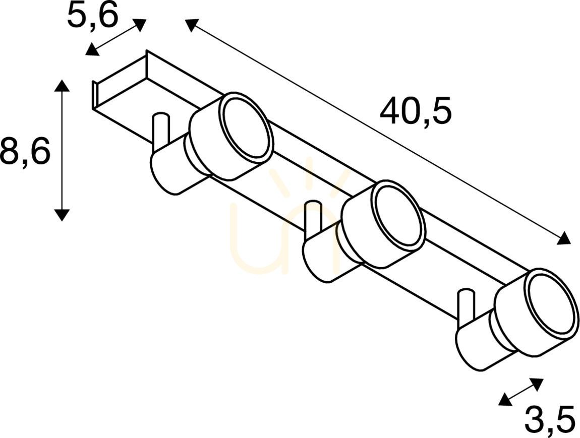 Zobrazit Bodové svítidlo SLV PURI 3 černé GU10 3x50 W 147380 Bodové svítidlo SLV PURI 3 černé GU10 3x50 W 147380