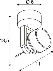 Zapuštěné svítidlo SLV INDA GU10 50W černé hliníkové 147550 3 Zapuštěné svítidlo SLV INDA GU10 50W černé hliníkové 147550 small 3