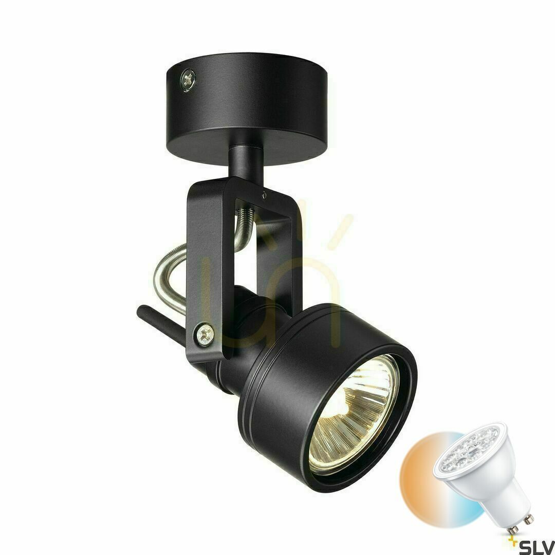 Kontrola Zapuštěné svítidlo SLV INDA GU10 50W černé hliníkové 147550 Zapuštěné svítidlo SLV INDA GU10 50W černé hliníkové 147550