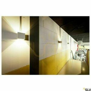 Sádrové nástěnné svítidlo SLV PLASTRA Cube 148018 bílé, nahoru-dolů, 11,5 cm, G9 small 4