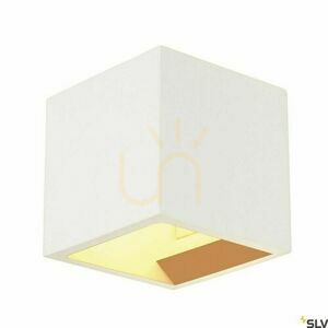 Sádrové nástěnné svítidlo SLV PLASTRA Cube 148018 bílé, nahoru-dolů, 11,5 cm, G9 small 0