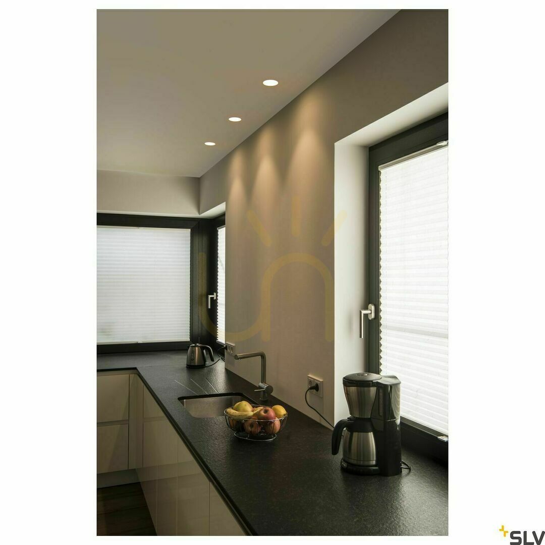 Zobrazit Zápustné svítidlo SLV PLASTRA 148070 bílé sádrové GU10 13 cm Zápustné svítidlo SLV PLASTRA 148070 bílé sádrové GU10 13 cm