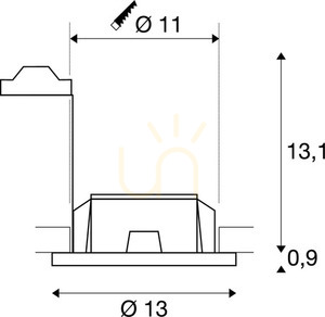 Zápustné svítidlo SLV PLASTRA 148070 bílé sádrové GU10 13 cm 5 Zápustné svítidlo SLV PLASTRA 148070 bílé sádrové GU10 13 cm small 5