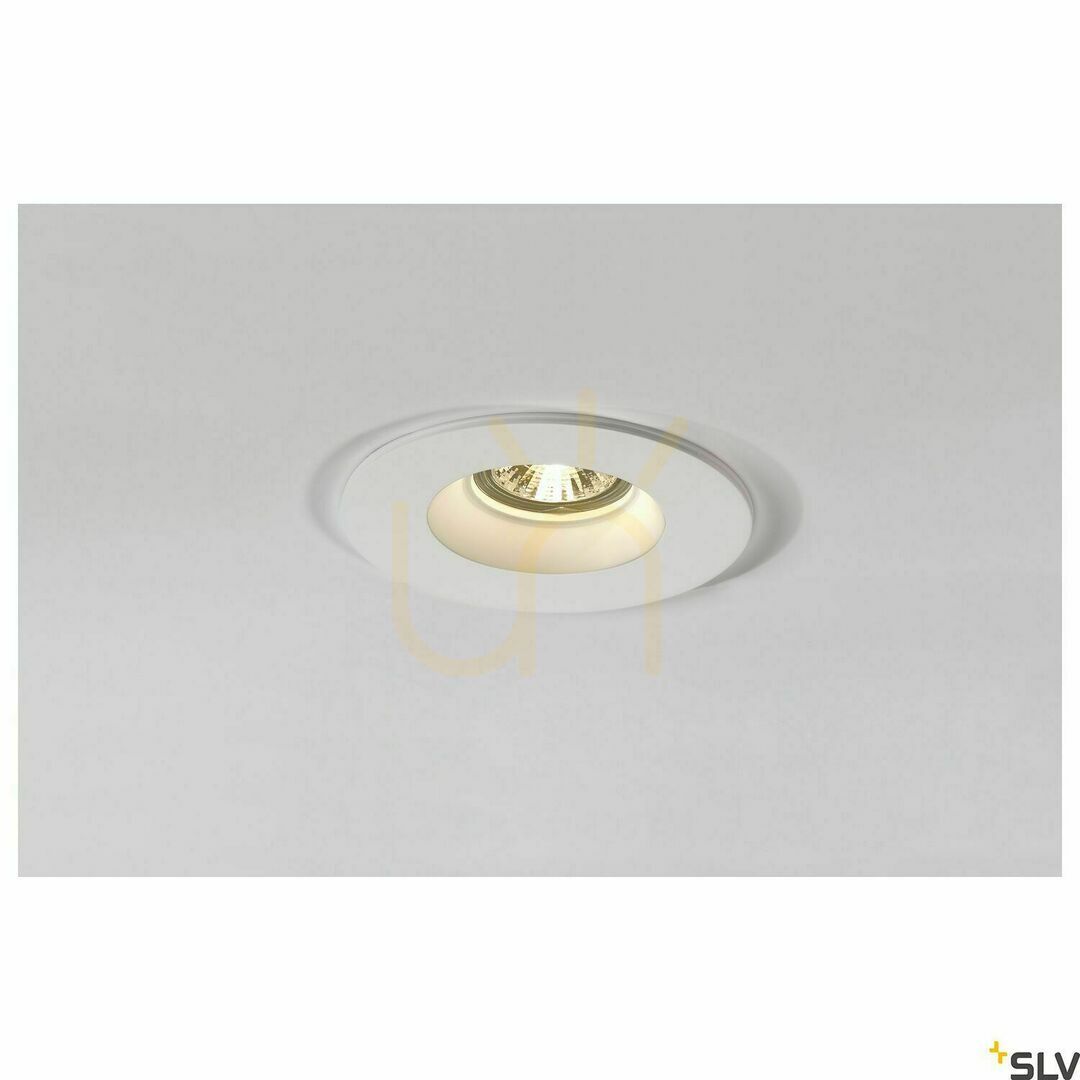 Kontrola Zápustné svítidlo SLV PLASTRA 148070 bílé sádrové GU10 13 cm Zápustné svítidlo SLV PLASTRA 148070 bílé sádrové GU10 13 cm
