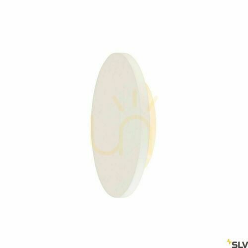 Kontrola Nástěnné svítidlo SLV Plastra Round LED bílé sádrové 26 cm 6,5 W 148091