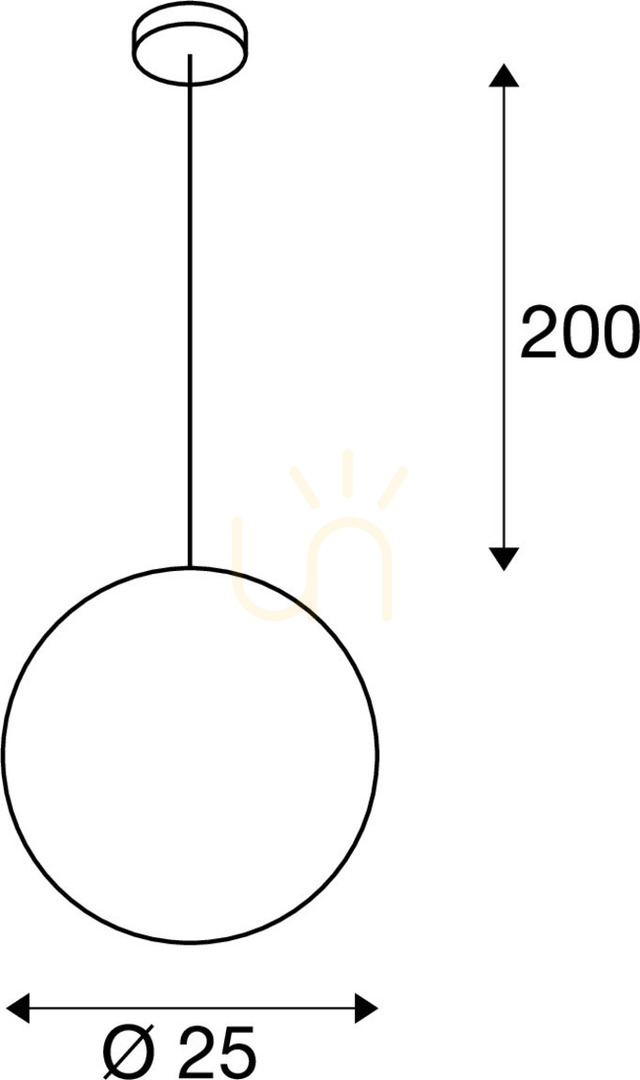 Zobrazit Závěsné svítidlo SLV ROTOBALL 25 bílé E27 230V 165390 Závěsné svítidlo SLV ROTOBALL 25 bílé E27 230V 165390