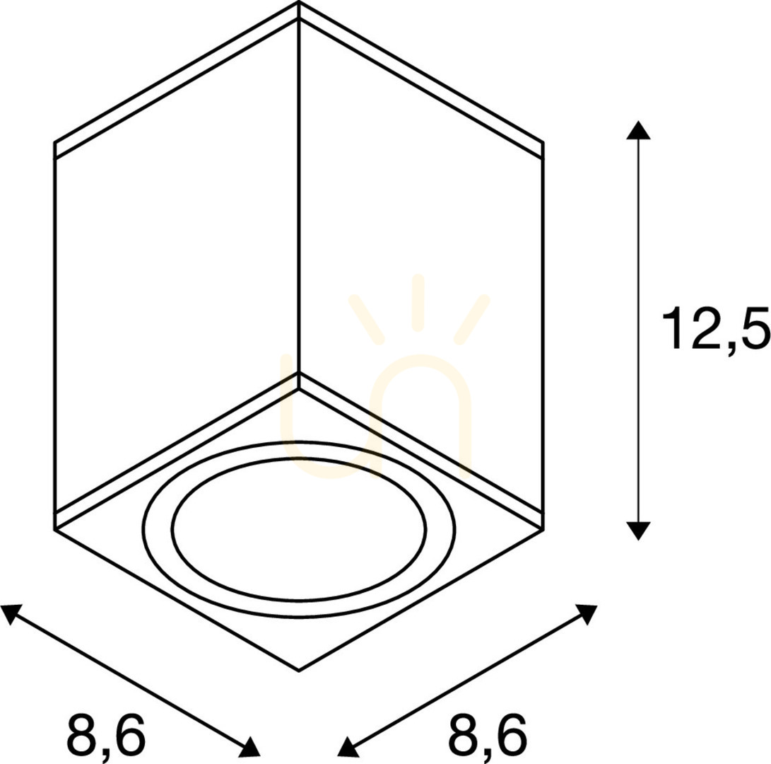 Pohled Venkovní stropní svítidlo SLV ENOLA SQUARE antracit 9W CCT IP65 1003420 Venkovní stropní svítidlo SLV ENOLA SQUARE antracit 9W CCT IP65 1003420