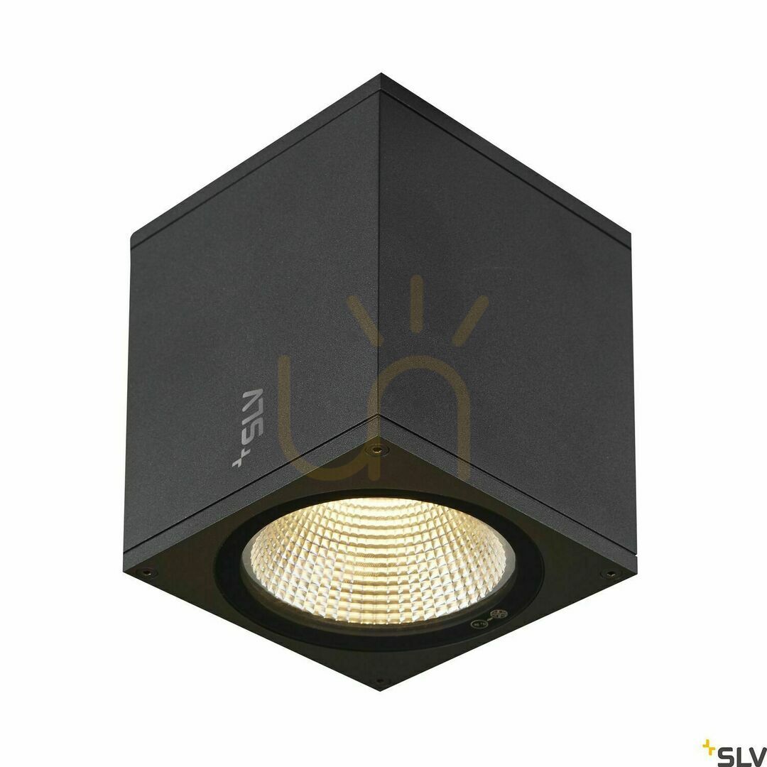 Pohled Venkovní stropní svítidlo SLV ENOLA SQUARE M antracit 11W IP65 1003421 Venkovní stropní svítidlo SLV ENOLA SQUARE M antracit 11W IP65 1003421