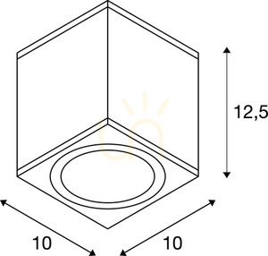 Venkovní stropní svítidlo SLV ENOLA SQUARE M antracit 11W IP65 1003421 6 Venkovní stropní svítidlo SLV ENOLA SQUARE M antracit 11W IP65 1003421 small 6